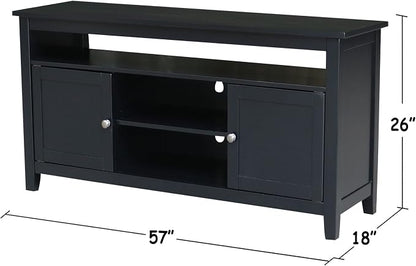 IC INTERNATIONAL CONCEPTS Solid Wood Entertainment/TV Stand - Image 3