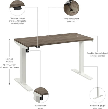 Bush Business Furniture 48-inch Electric Height Adjustable Standing Desk - Image 3