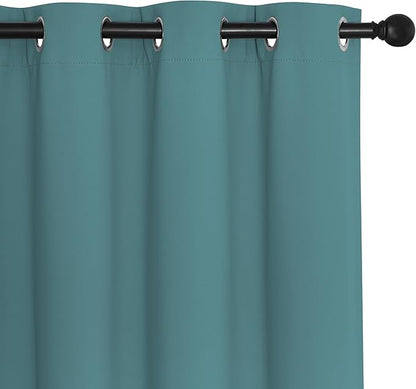 NICETOWN Door Curtain for Closet Doors 80 Inches Long 1 Panel, Room Divider - Image 7