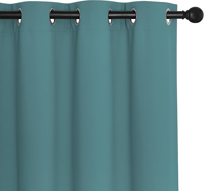 NICETOWN Blackout Curtains 72 inches Long, Grommet Privacy Window Treatment - Image 7