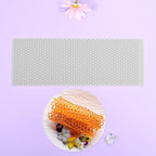 mostsom 3D Hollow Out Lace Mold Honey Shape Cake Mold Decorative Lace Mat Sugar Craft Silicone Pad Honeycomb Fondant Moulds Decorating Tools Baking (B_ Honeycomb)