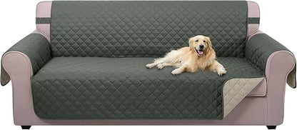 U-NICE HOME 4 Seater Sofa Cover 91''Large Couch Cover, Pet Friendly, Elastic by U-NICEHOME