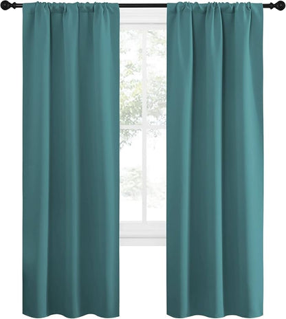NICETOWN Blackout Curtains for Living Curtains, Three Pass Microfiber Noise - Image 2