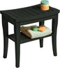 Black Shower Bench by Bamb%C3%BCsi