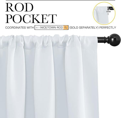 NICETOWN Bedroom Window Curtain Panels - Image 3