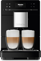 Miele CM 5310 Silence Automatic Coffee Maker - With OneTouch for Two, AromaticSystem, coffee pot, cleaning programs and more, in Obsidian Black