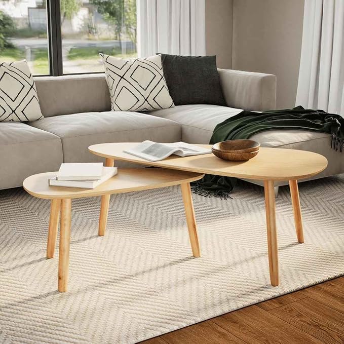 Scandinavian Coffee Table Set by KTHLBRH