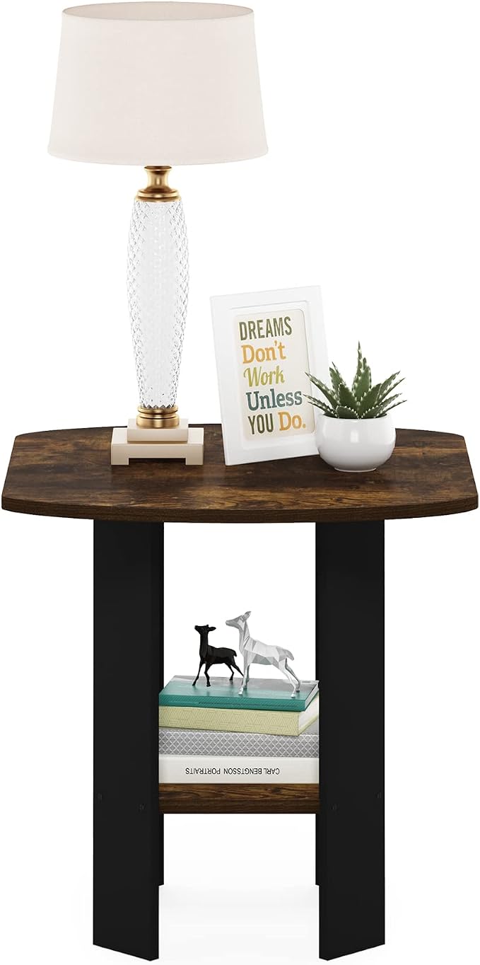 Furinno Simple Design End Side Night Stand/Bedside Table - Image 6