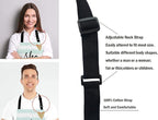 She Believed She Could So She Did Inspirational Quotes Adjustable Bib Apron Kitchen Cooking Baking Gardening Apron for Women Men