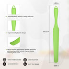 Demao Silicone Blender Spatula & Scraper for Vitamix - Under-Blade & Jar Accessory with Long Handle, Nonstick Surface and Hanging Holes (Green)