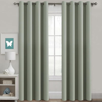 H.VERSAILTEX Window Treatment Blackout Thermal Insulated Room Darkening Solid by HVERSAILTEX
