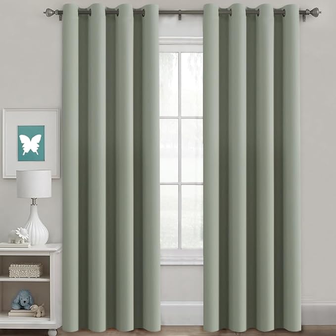 H.VERSAILTEX Bedroom Curtains Blackout Thermal Insulated Room Darkening Window by HVERSAILTEX