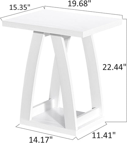 FROMJBEST End Tables Living Room, Side Table Beside Sofa, Nightstand - Image 2