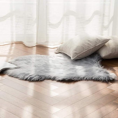MIULEE Fluffy Area Rug 2x3 ft Faux Fur Sheepskin Rug - Image 8