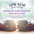 Clean Coffee Co. - Low Acid Medium Roast, Tested for Molds and Toxins, Costa Rica Blend, Notes of Milk Chocolate, Roasted Nuts, Toasted Malt (Whole Bean, 12 oz Bag)