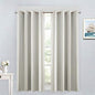 Yakamok Room Darkening Curtains 52x54 inch Length Light Beige-Living Room | 2 by Yakamok