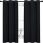 NICETOWN Halloween Pitch Black Solid Thermal Insulated Grommet Blackout by NICETOWN