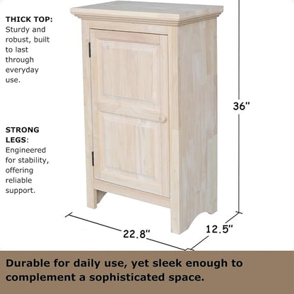 International Concepts Home Accents Unfinished 36" Single Jelly Cabinet - Image 2