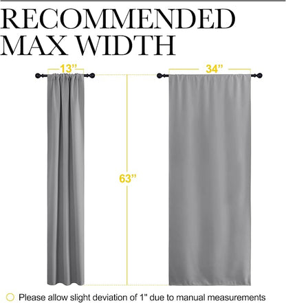 NICETOWN Kitchen Window Curtains 63 Long - Image 7