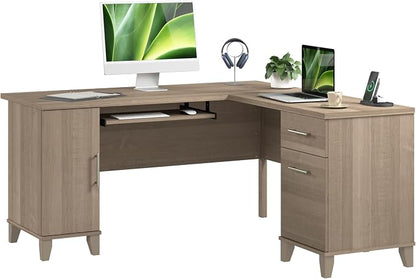 Bush Home 60-Inch L-Shaped Desk by BushHome