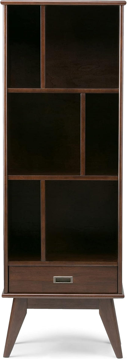 SIMPLIHOME Draper 22 inch Mid-Century Modern 6 Cubbie Bookcase - Image 4
