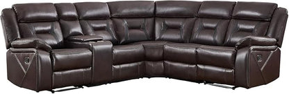 EBELLO Manual Reclining Sectional Sofa - Image 8