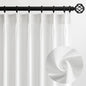 Pinch Pleated Sheer Curtains 84 Inches Long, Light Filtering Semi Sheer White by Topfinel