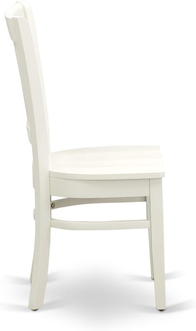 East West Furniture ANVA3-LWH-W 3 Piece Dining Room Furniture Set Contains a - Image 7
