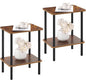 Apicizon 2 Tier End Table Set of 2, Small Side Table by APICIZON