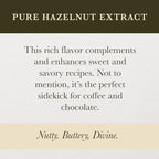 Cook's, Pure Hazelnut Flavor, Perfect for Baking and Cooking, Certified Kosher, Gluten Free, Allergen Free, Vegan, 8 oz