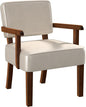 FAGAGA Accent Chair, PU Leather Chair by FAGAGA