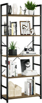 NUMENN 5 Tier Bookshelf, Tall Bookcase Shelf Storage Organizer, Modern Book by NUMENN