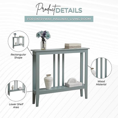 Kings Brand Furniture Narrow Console Table - Image 3