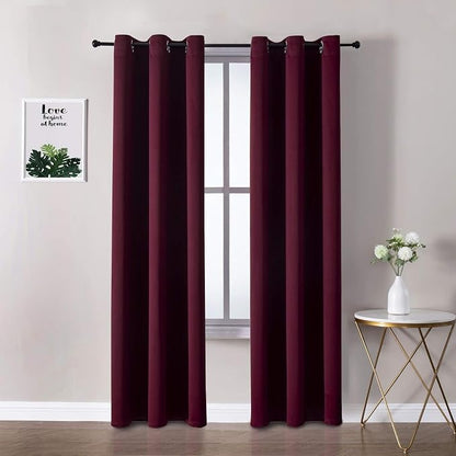 ChrisDowa Blackout Curtains for Bedroom and Living Room 78 Inches Long | 2 by ChrisDowa