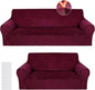 Peryiter 2 Pcs Sofa Covers Couch and Loveseat Covers Set Stretch Sofa Slipcover by Peryiter