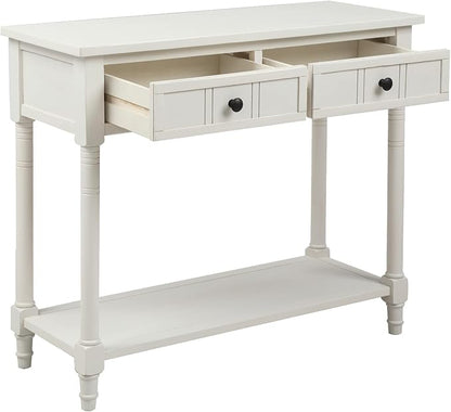 Merax Wood Sofa Table Console Table, Entryway Table Traditional Design - Image 5