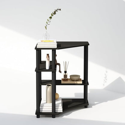 Furinno Turn-N-Tube Storage Shelves, 4-Tier Corner Shelf, Toolless Assembly - Image 6