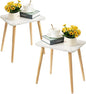 FORAOFUR Small Side Table, Quick Assembly End Furniture by FORAOFUR