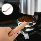 Artibetter Coffee Machine Cleaning Brush - Multi-Functional Wood and Bristle Brush for Thorough Espresso Grinder Maintenance