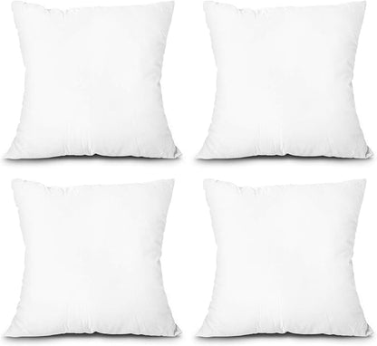 Edow Throw Pillow Insert, Lightweight Soft Polyester Down Alternative by EDOW