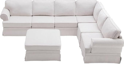 109.4" Fabric Upholstered Modular Sofa Collection, Modular Customizable - Image 5