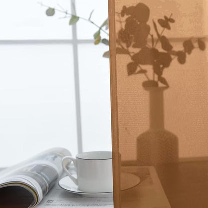 SpaceDresser Basic Rod Pocket Sheer Voile Window Curtain Panels Light Brown 1 - Image 4