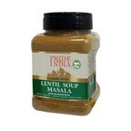 Pride of India - PACK of 6 - Lentil Soup Masala – Authentic Indian Taste- Spice Blend for Lentil Soups and Stews-Flavorful Mix-Easy to Use-7 oz. Medium Dual Sifter Jar- For Vegans & Vegetarians