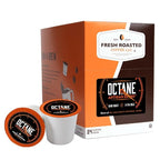 Fresh Roasted Coffee, Octane Italian Dark Roast, Artisan Blend, 24 Pods for K Cup Brewers