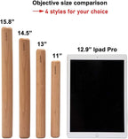 GOBAM Wood Rolling Pin, Large - Dough Roller for Pasta, Cookies, Pie, Pizza, Chapati, Fondant, Rolling Pins for Baking, Bread Making Tools and Supplies - 14.5 x 1.6 Inches