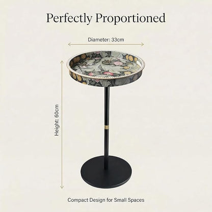 Gesodant Boho Single Leg Round Side Table - Image 9