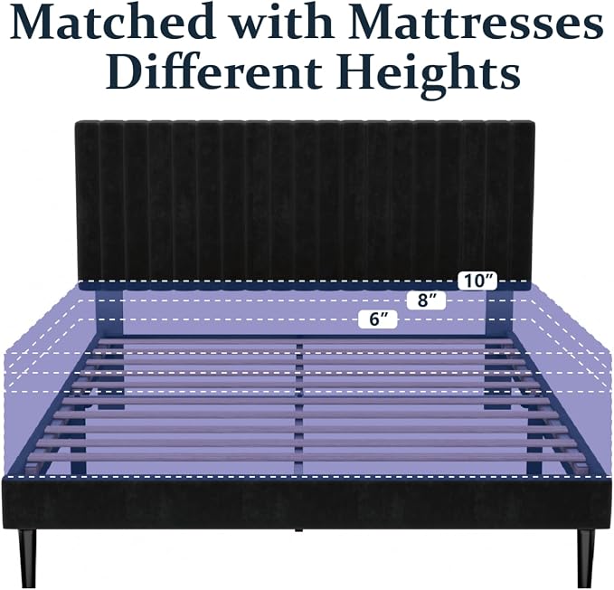 HAOARA Queen Size Platform Bed Frame - Image 7