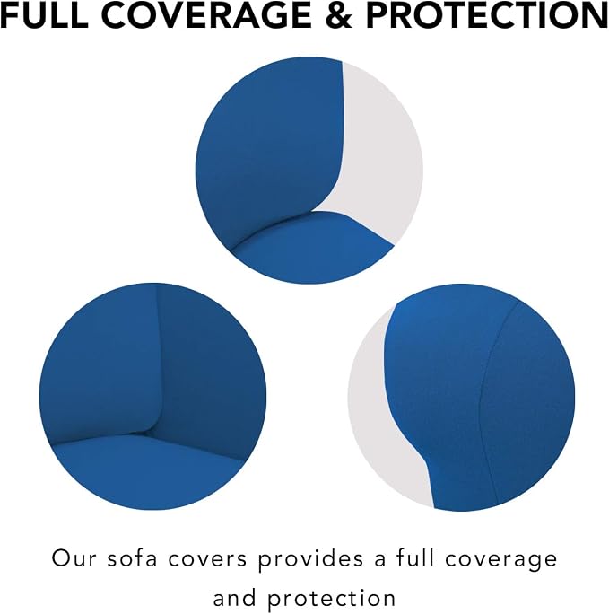 PureFit Stretch Loveseat Covers Fleece Couch Covers - Image 3