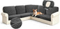 Arfntevss Sectional Couch Covers L Shape Couch Cushion Covers Slipcovers Fitted by Arfntevss