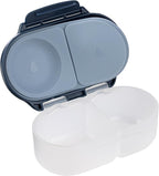 b.box Snack Containers for Kids, Toddler Snack Box Container, Reusable Small Bento Box for Lunch, School & Travel, Leak Proof, BPA free, Dishwasher Safe, Ages 4 months+ (Midnight, 12oz)